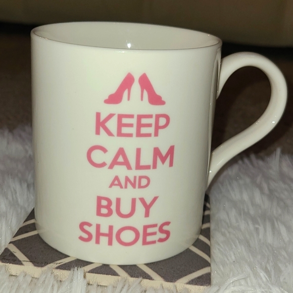 Keep Calm & Buy Shoes Coffee Mug - Picture 7 of 7